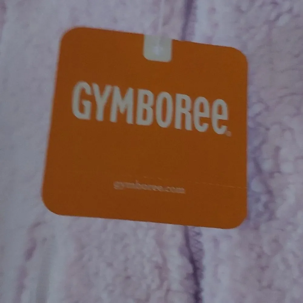 Gymboree Faux Fur  lilac purple zip up hooded jacket Sz 3T  NWT